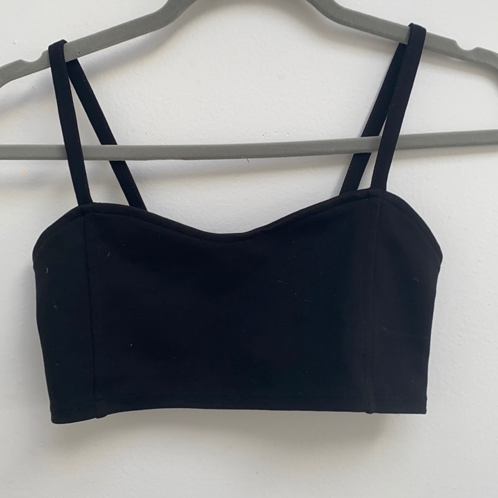 Brandy Melville Black Bralette Cage Back